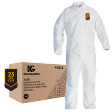 Load image into Gallery viewer, Kleenguard A40 White Coveralls (Case of 25)
