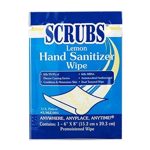 SCRUBS HAND SANITIZER WIPES (Box of 25)