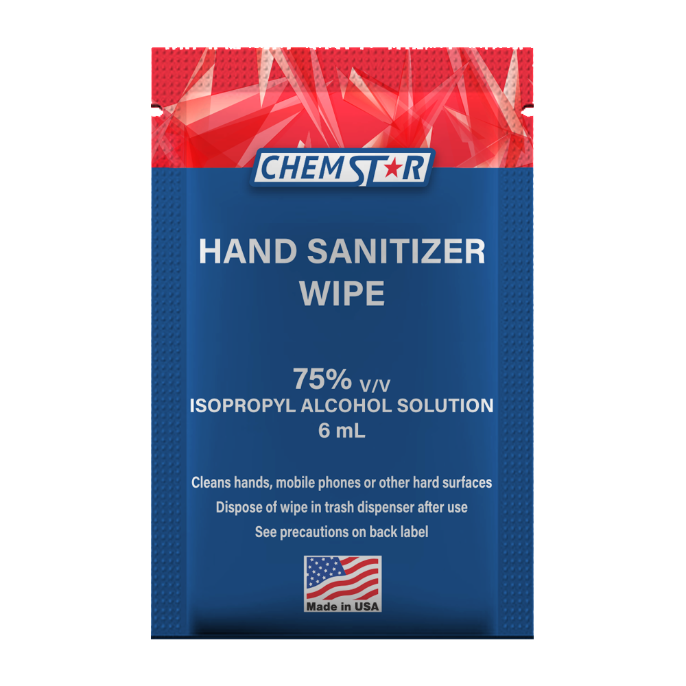 6 ml Hand Sanitizer Wipe, 75% Isopropyl Alcohol Solution 6