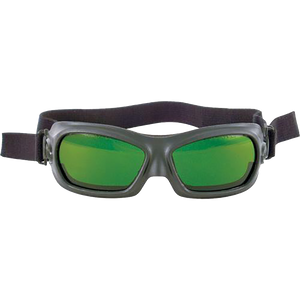 Jackson Safety Wildcat Safety Goggles (20528), Heat Resistant, IRUV Shade 3.0 Anti-Fog Lens, Flexible Wraparound Black Frame