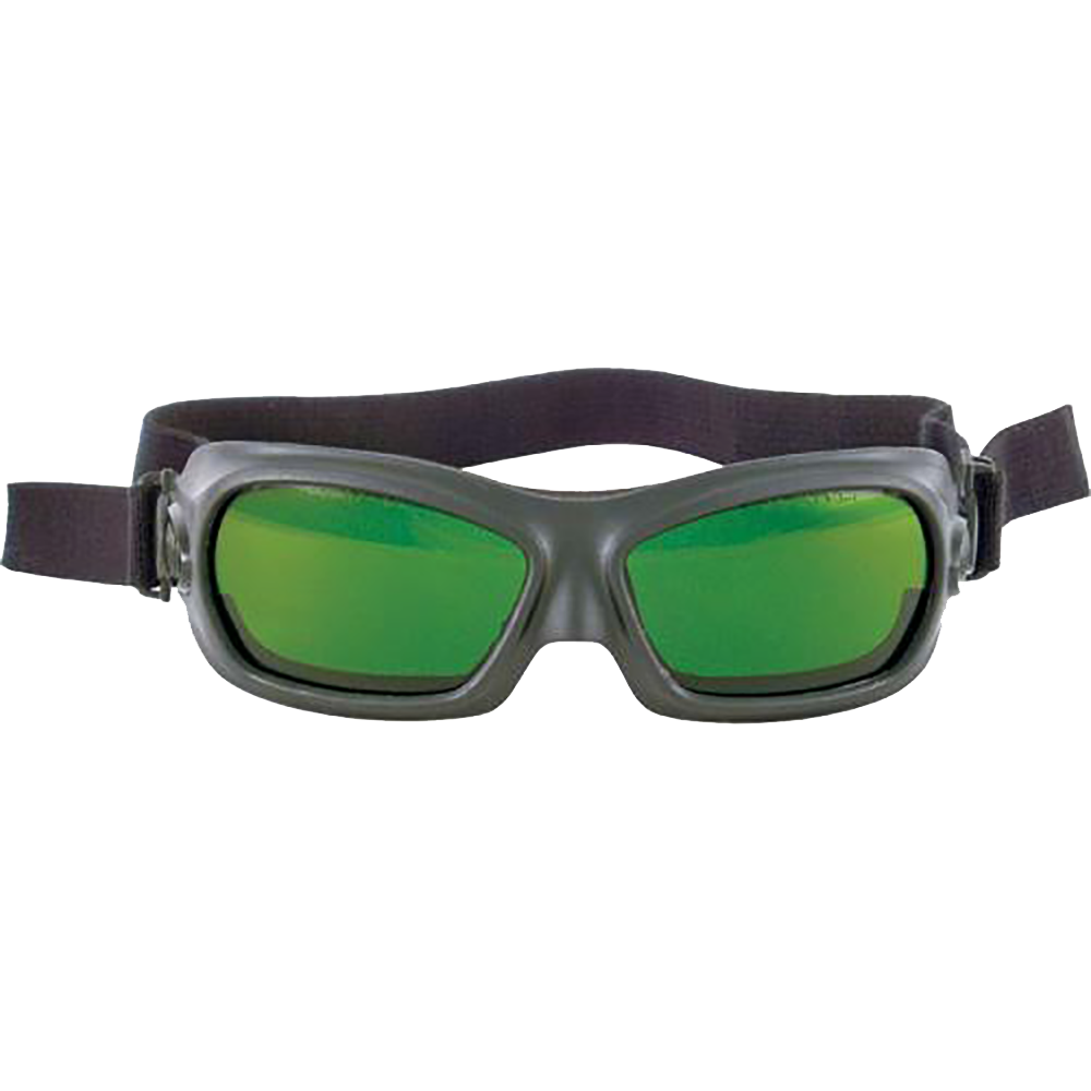 Jackson Safety Wildcat Safety Goggles (20528), Heat Resistant, IRUV Shade 3.0 Anti-Fog Lens, Flexible Wraparound Black Frame