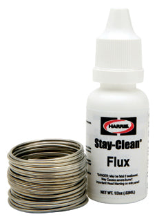 SBSK Stay-brite silver solder kit 5 oz jar with solder and tube of flux