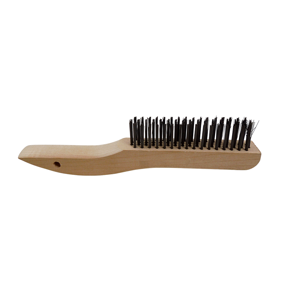 Stainless Steel Scratch Brush, Shoe Handled